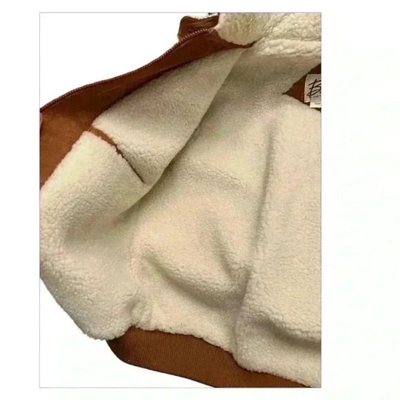 BERMAN’s LEATHER EXPERTS Leather Suede Bomber VINTAGE Jacket - RARE AMAZING - Picture 7 of 11